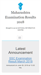 Mobile Screenshot of mahresult.nic.in